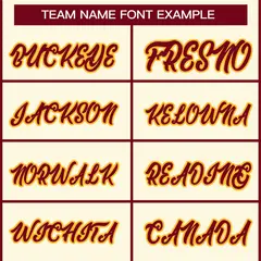 Khaki Crimson-Gold Classic Hockey Jersey 3