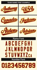 Khaki Crimson-Gold Classic Hockey Jersey 3