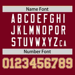 Khaki Crimson Pinstripe Raglan Sleeves Baseball Jersey 4