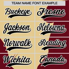 Khaki Crimson Valentine's Day Couple Silhouettes Baseball Jersey 4