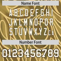 Khaki Graffiti Pattern Authentic Football Jersey 4
