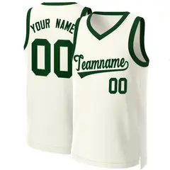 Khaki Green Classic Basketball Jersey