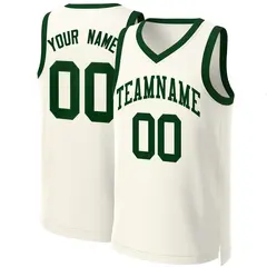 Khaki Green Classic Basketball Jersey 1