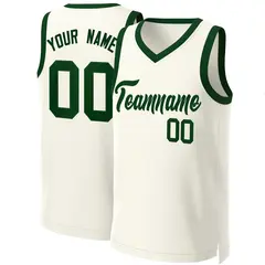 Khaki Green Classic Basketball Jersey 1