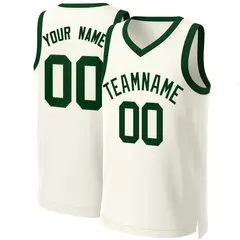 Khaki Green Classic Basketball Jersey 1