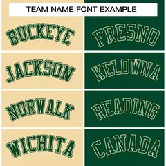 Khaki Green-Green Two Tone Split Varsity Full-Snap Letterman Jacket 5