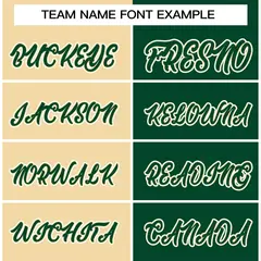 Khaki Green-Green Two Tone Split Varsity Full-Snap Letterman Jacket 5