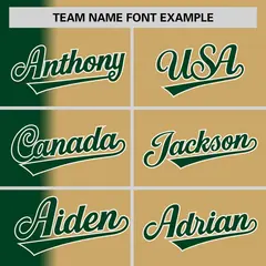 Khaki Green Pinstripe Gradient Baseball Jersey 3