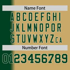 Khaki Green Pinstripe Gradient Baseball Jersey 4