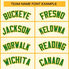 Khaki Kelly Green-Gold Classic Hockey Jersey 3