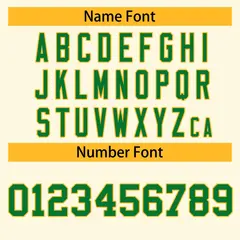 Khaki Kelly Green-Gold Classic Hockey Jersey 4