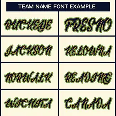 Khaki Navy Gold-Green Classic Hockey Jersey 3