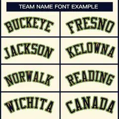 Khaki Navy Gold-Green Classic Hockey Jersey 3