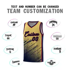 Khaki Navy Splash Basketball Uniforms for Match 4