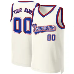 Khaki Royal-White Classic Basketball Jersey 1