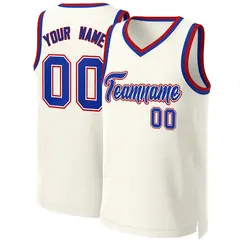 Khaki Royal-White Classic Basketball Jersey 1