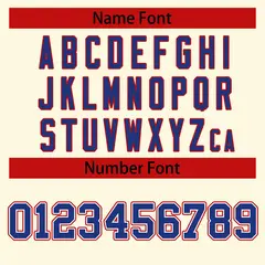 Khaki Royal White-Red Classic Hockey Jersey 4