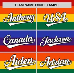 LGBT Rainbow Pride Month Color Block Baseball Jersey 3