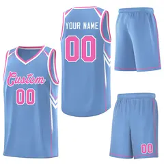 Light Blue Arrow Graffiti Sports Uniform Basketball Jersey 6