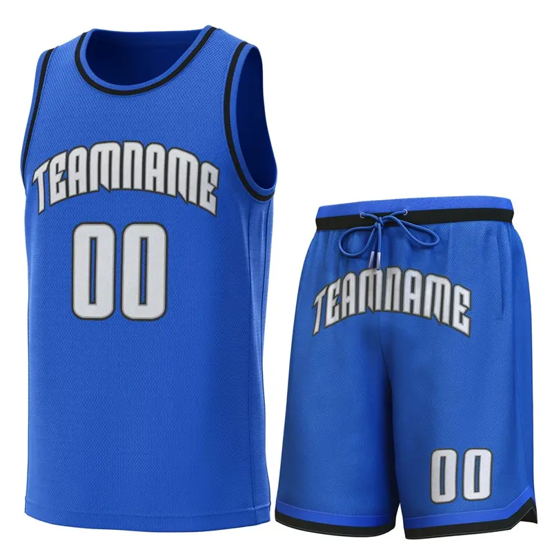 Light Blue Black Classic Sets Basketball Jersey
