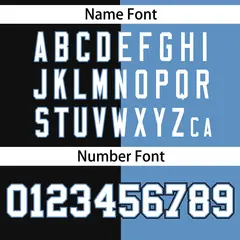 Light Blue Black Stripe-Solid Combo Baseball Jersey 4