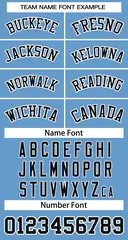 Light Blue Black-White Classic Basketball Jersey 3