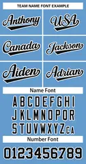 Light Blue Black-White Classic Basketball Jersey 3