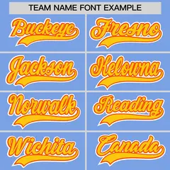 Light Blue Classic Style Baseball Jersey Uniform 6