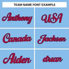 Light Blue Classic Team Style Authentic Baseball Jersey 4
