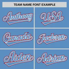 Light Blue-Crimson Raglan Sleeves Authentic Baseball Jersey 3