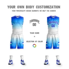Light Blue Double Side Sets Sportswear Basketball Jersey 5