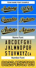 Light Blue Gold Black-Gold Gradient Two-Button Softball Jersey 3