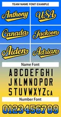 Light Blue Gold Gold-Black Gradient Two-Button Softball Jersey 3