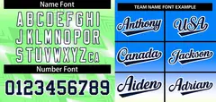 Light Blue Green-White Gradient Baseball Jersey 3