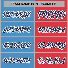 Light Blue Light Red-Navy Two Tone Split Varsity Full-Snap Letterman Jacket 5