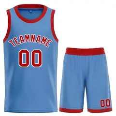 Light Blue Maroon-White Bull Classic Sets Basketball Jersey