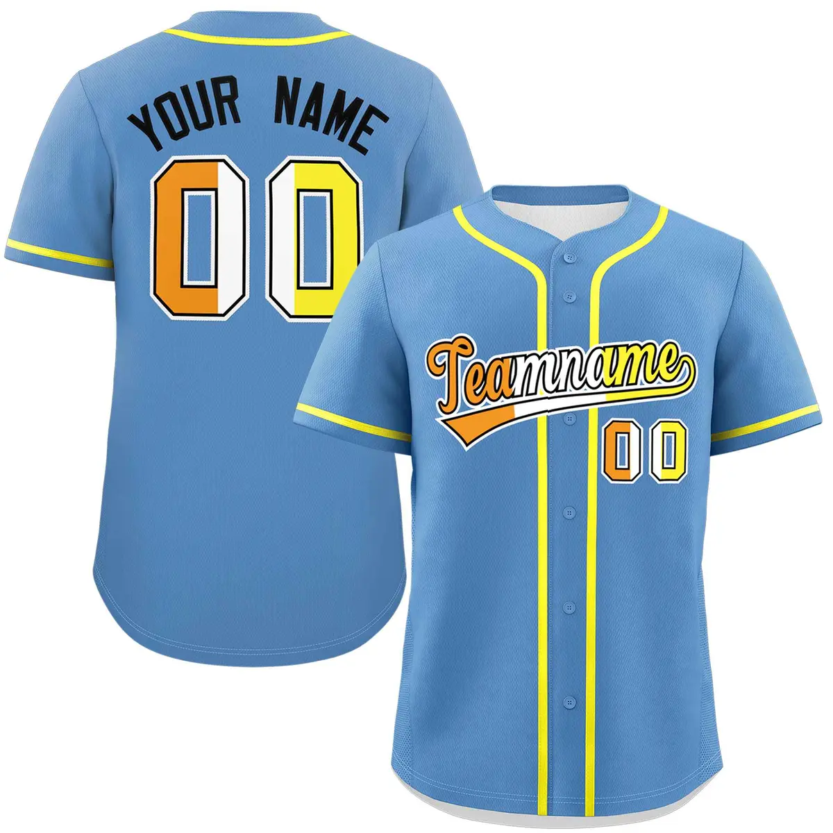 Light Blue Maverique Pride Month Baseball Jersey