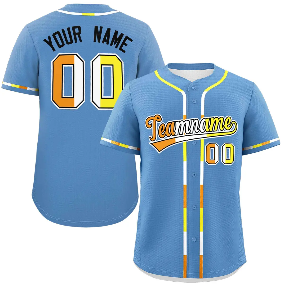 Light Blue Maverique Pride Month Baseball Jersey