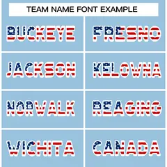 Light Blue Navy-Red American Flag Baseball Jersey 5