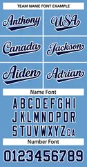 Light Blue Navy-White Classic Basketball Jersey 3