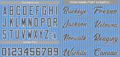 Light Blue Navy-White Stripe Fashion Baseball Jersey 3
