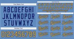 Light Blue Old Gold-Royal Classic Style Baseball Jersey 3