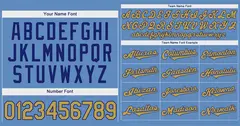 Light Blue Old Gold-Royal Classic Style Baseball Jersey 3