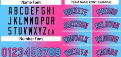 Light Blue Pink-Black Bull Gradient Sets Basketball Jersey 4