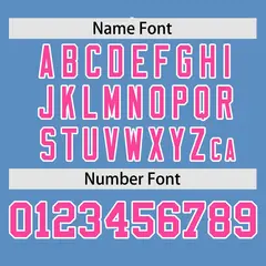 Light Blue Pink Gradient Side Authentic Baseball Jersey 4