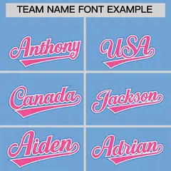 Light Blue Pink Ice Cream Helmet Pattern Hockey Jersey 3