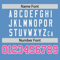 Light Blue Pink-White Stripe Raglan Baseball Jersey 4