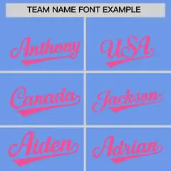 Light Blue Pink Wind Mark Graffiti Pattern Baseball Jersey 3