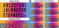 Light Blue Purple Black-Orange Gradient Heal Basketball Jersey 3