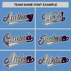 Light Blue Purple Pride Month Classic Baseball Jersey 3